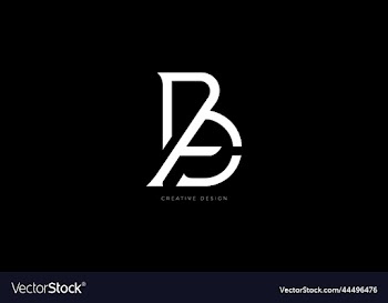 fb initial letter creative branding concept