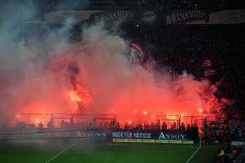 FC Bayern Munich Fans On Fire