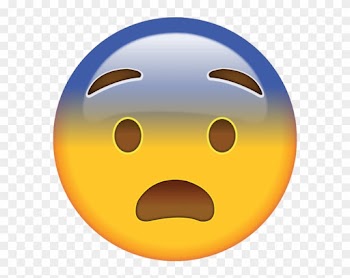 Fearful Face Emoji - Fearful Face Emoji