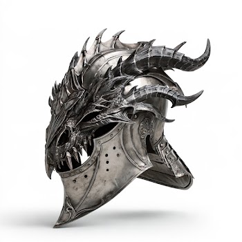 Fearsome Dragon Plate Helmet