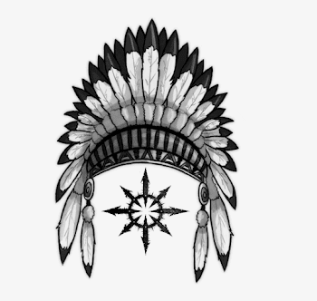 Feather Clipart Indian Headband - Native American Headdress Png ...