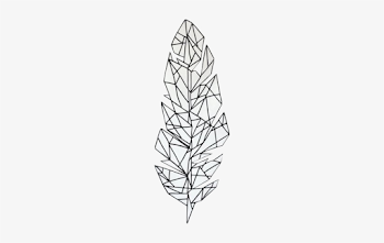 Feather Clipart Tumblr Transparent - Feather String Art Templates ...