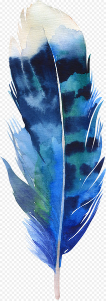 Feather Drawing Boho-chic Illustration - feather 
