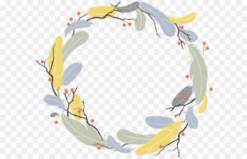 Feather Euclidean vector Clip art - Feather circle 