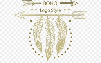Feather Logo Euclidean vector - Hanging on the arrows on the feathers LOGO 