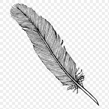 Feather quill png sticker vintage | Free PNG - rawpixel