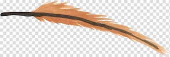 Feather Watercolor painting , feather transparent background PNG clipart