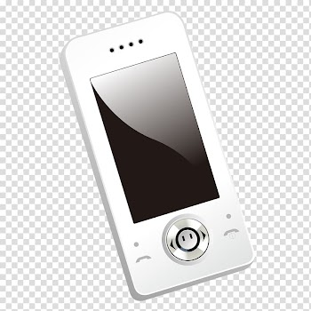 Feature phone Smartphone Multimedia Cellular network, White phone model transparent background PNG clipart