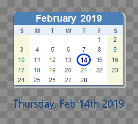 February 14, 2019 Date in History: News, Social Media & Day Info