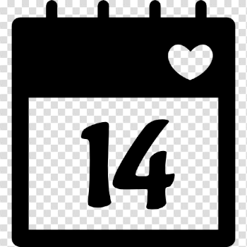 February 14 calendar page Icons | Free Download
