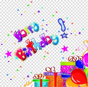 February 29 Birthday cake Greeting card Happy Birthday to You, Hand-painted children's balloons background transparent background PNG clipart