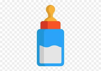 Feeding Bottle Clipart - Baby Milk Bottle Png