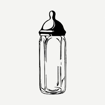 Feeding bottle drawing, vintage illustration | Free PSD - rawpixel