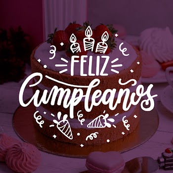 Feliz cumplea&ntilde;os lettering Free Vector