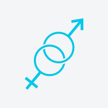 Female and male symbols overlapping graphic i.. | Free stock vector - 444701