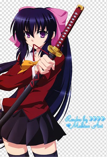 Female anime character transparent background PNG clipart