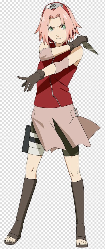Female anime illustration, Sakura Haruno Sasuke Uchiha Kakashi Hatake Naruto Uzumaki Itachi Uchiha, Naruto Shippuden Background transparent background PNG clipart