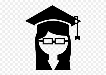 Female College Student With A Graduation Cap Icon - College Student Icon Png