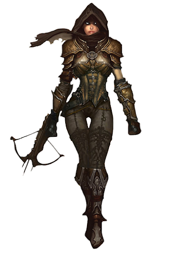 Female Demon Hunter | Video Games Artwork