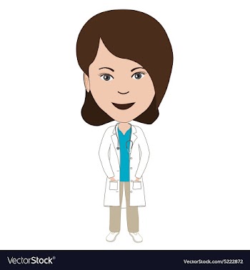Female-doctor vector image