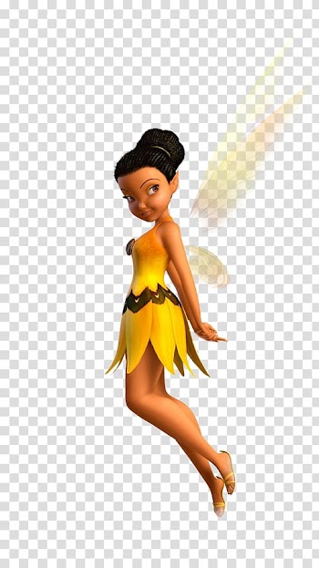 Female fairy character , Disney Fairies Tinker Bell Iridessa Vidia Silvermist, fairy lights transparent background PNG clipart