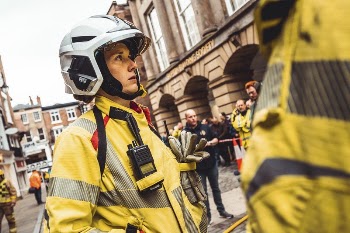 Female firefighter, May 9, 2022, | Free Photo - rawpixel