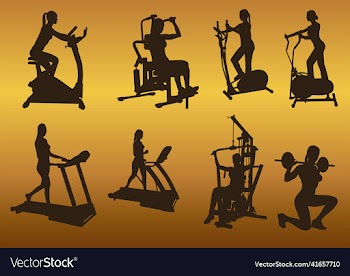 female fitness silhouette