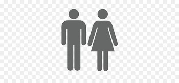 Female Gender symbol Icon - Men and women outline 