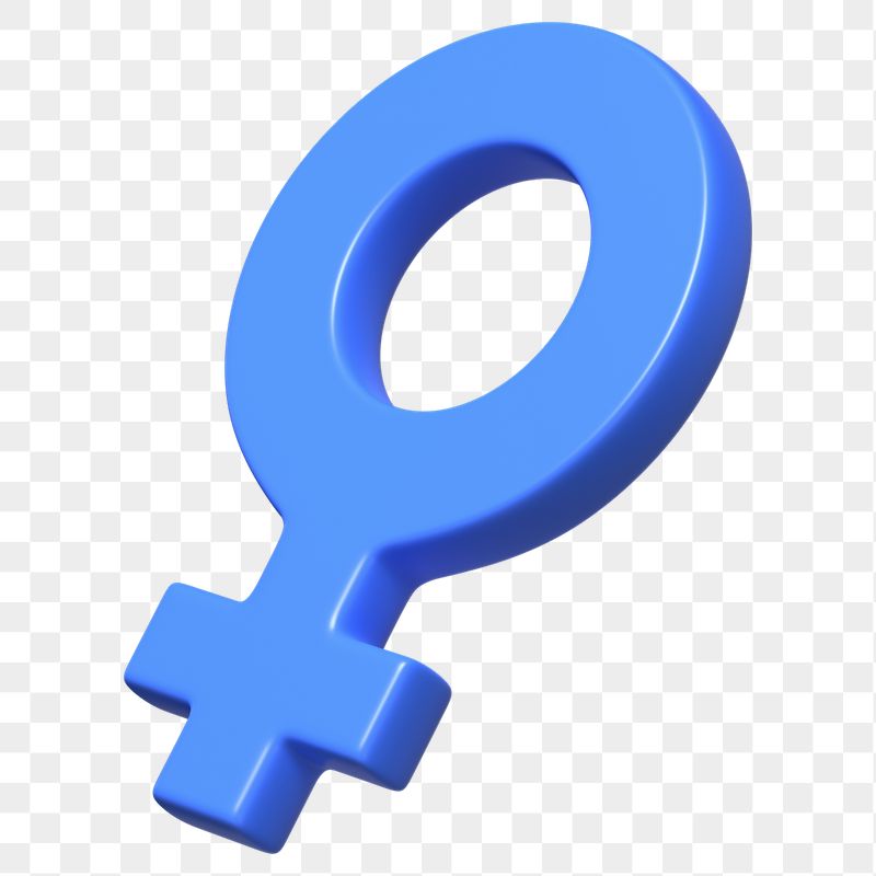 Female gender symbol png 3D | Free PNG - rawpixel