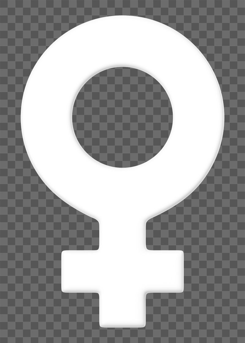 Female gender symbol png 3D | Free PNG - rawpixel
