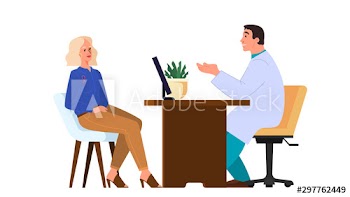 Female get consulted about a breast cancer