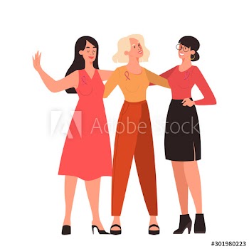 Female get consulted about a breast cancer