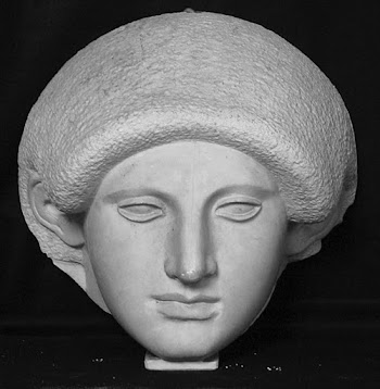 Female head from Egyptian sarcophagus | Free Photo - rawpixel