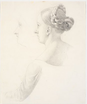 Female head in profile to left, | Free Photo - rawpixel