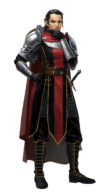 Female Human Fighter Guard Captain - Pathfinder PFRPG DND D&D d20 ...