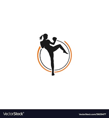 female kick boxing template