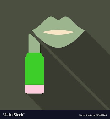 Female lips lipstick kiss print for valentine day vector image