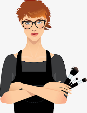 Female Makeup Artist, Sincere Service, Makeup Artist, Profession PNG ...