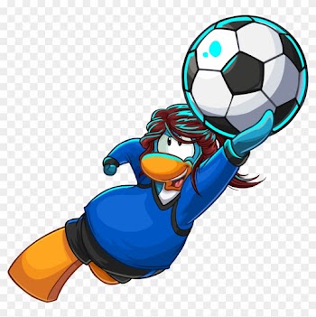 Female Penguin Soccer Ball Pc - Club Penguin Soccer Ball