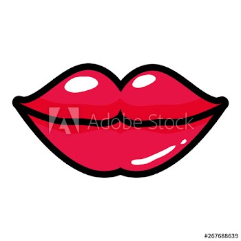 female red lips