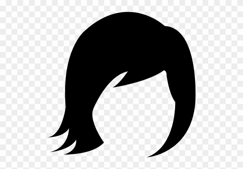 Female Short Hair Variant Vector - Short Black Hair Cartoon