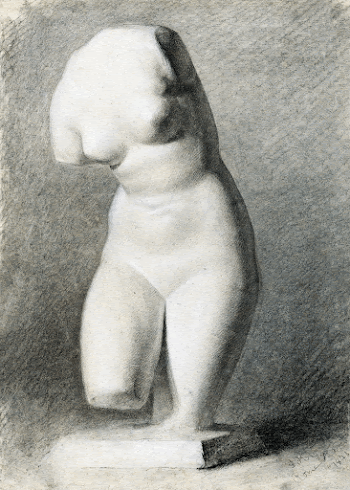Female torso from a plaster | Free Photo Illustration - rawpixel