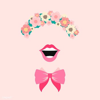 Female wedding photo booth props vector | Free stock vector - 537564