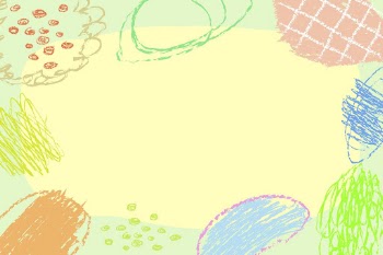 Feminine abstract doodle frame, pastel | Free Vector - rawpixel