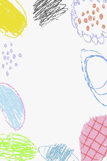 Feminine abstract doodle frame, pastel | Free Vector - rawpixel