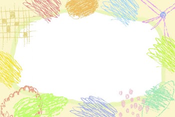Feminine abstract doodle frame, pastel | Free Vector - rawpixel