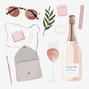 Feminine aesthetic clipart, pink essentials | Free PSD Illustration - rawpixel