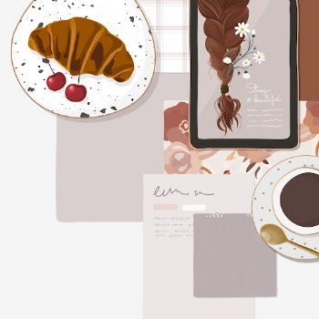 Feminine background, beauty blogger lifestyle | Free Vector Illustration - rawpixel