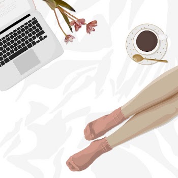 Feminine background, beauty blogger lifestyle | Free Vector Illustration - rawpixel