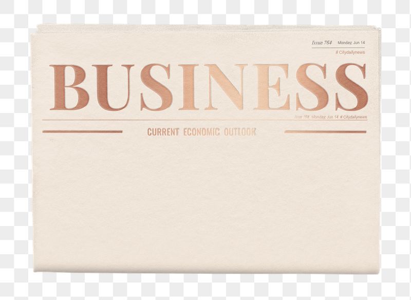 Feminine business png newspaper sticker, | Free PNG - rawpixel